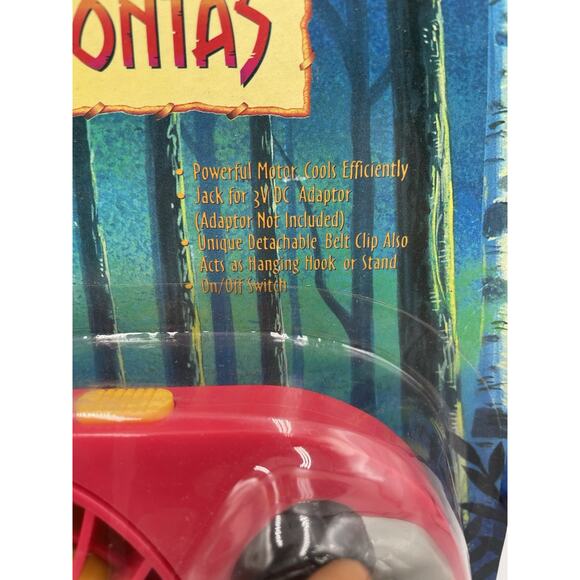 1995 Vintage Janex Disney Pocahontas Mini Fun Fan Collectible Sealed NEW! - Picture 3 of 10